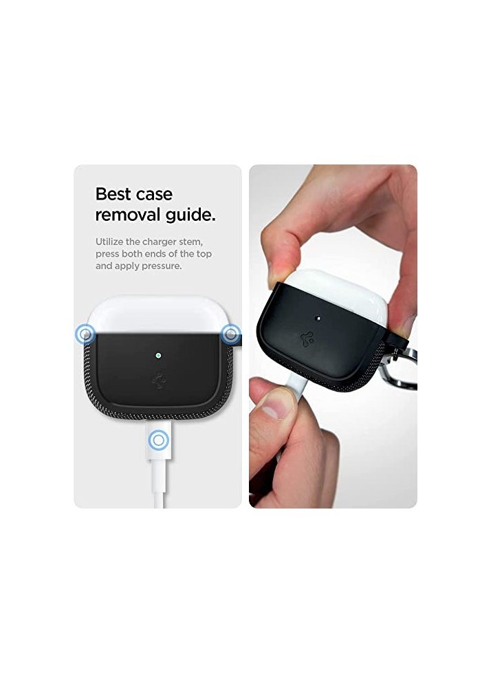 Spigen - Rugged Armor Case Cover For Apple AirPods Pro2 Matte Black - Image 1