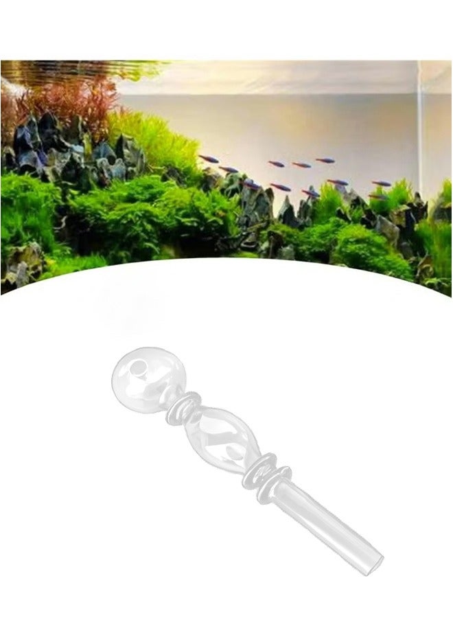 1Pcs Glass Mini inflow Pipe,Inflow Pipe Water PumpAquarium FilterTubing - Image 1