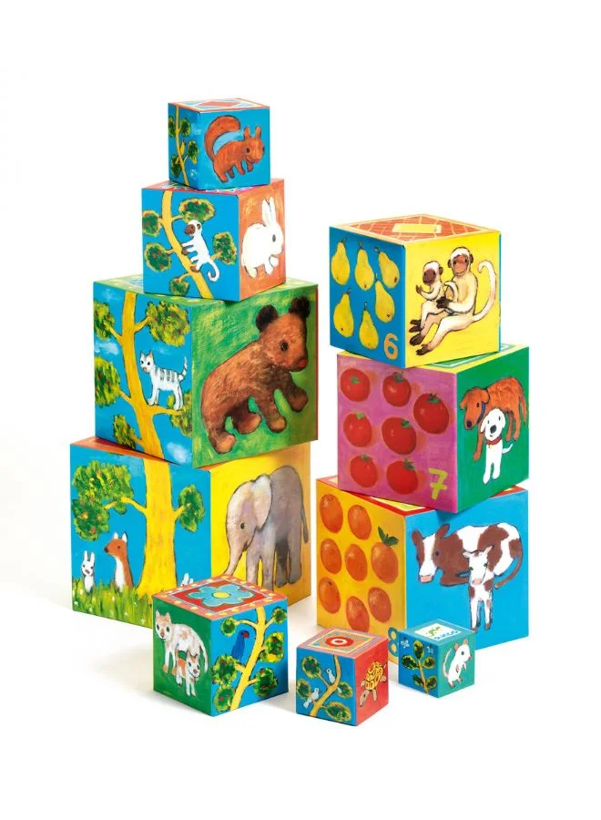 دجيكو My Friends Nesting & Stacking Blocks