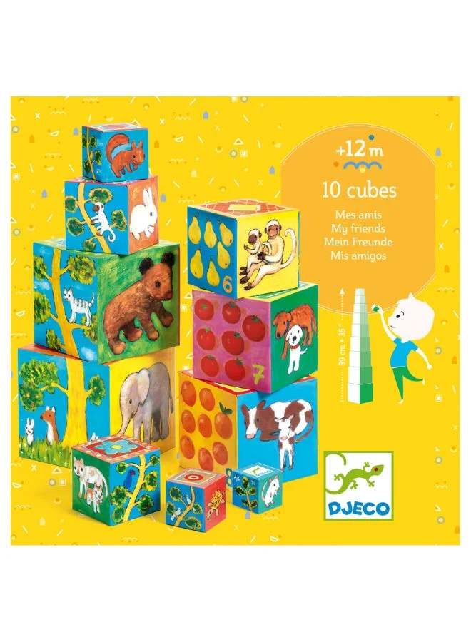 DJECO My Friends Nesting & Stacking Blocks