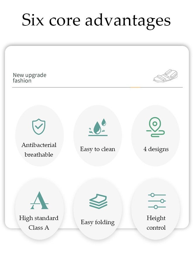 DUNISO وسادة مائلة للأطفال، وسادة مضادة للتقيؤ، وسادة رعاية، وسادة تغذية، أداة تغذية لحماية عمود الطفل، ثلاث ارتفاعات قابلة للتعديل، قابلة للطي والفصل، مع مقبض، مناسبة للأطفال من عمر 0 إلى 3 سنوات - Image 3