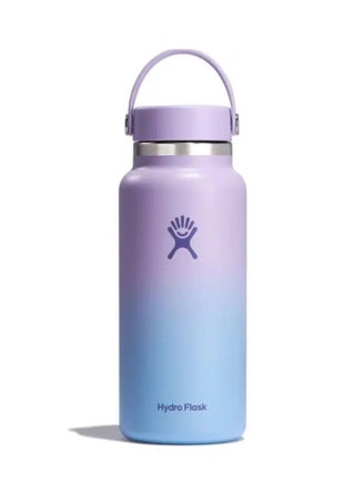 946ml/32oz Wide Mouth Flex Cap Vacuum Insulated Stainless Steel Water Bottle With Lid for Cold Drinks, Sports, Travel, Car, Gym, Outdoors, School