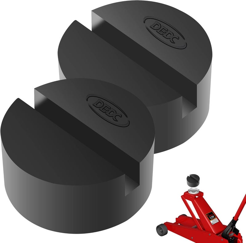DEDC Universal Jack Stand Pad Adapter Pinch Weld Side Frame Rail Protector, 2 Pack - Image 1
