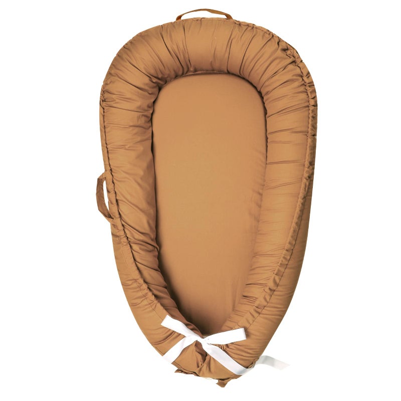 Hooyax Hooyax Baby Lounger Cover Only 100 Cotton Newborn Nest Cover Soft Portable Baby Nest Replacement Cover for Boys Girls Breathable Infant Lounger Covers Baby Essential Brown