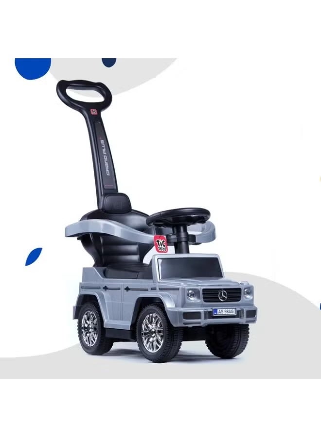 Kids Ride-On Car – 3-in-1 Convertible Push & Ride Toy with Safety Rails, Parental Handle & Music Console – Educational Play Vehicle for Ages 12–24 Months, 2–3 Years & 3–7 Years – Durable Design with 50kg Load Capacity - Image 4