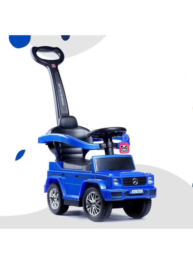 Kids Ride-On Car – 3-in-1 Convertible Push & Ride Toy with Safety Rails, Parental Handle & Music Console – Educational Play Vehicle for Ages 12–24 Months, 2–3 Years & 3–7 Years – Durable Design with 50kg Load Capacity - Image 3