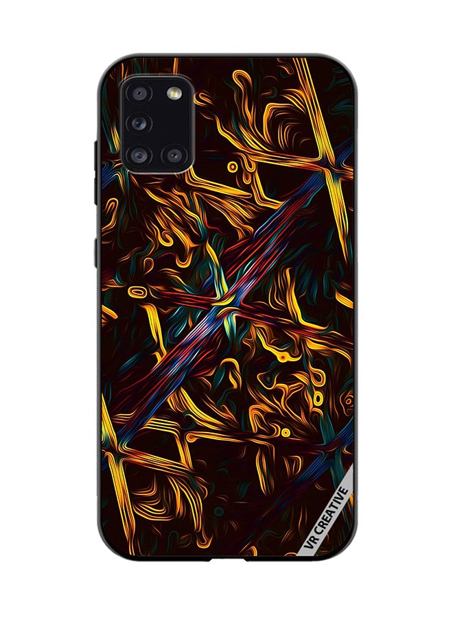 VR CREATIVE Protective Case Cover For Samsung Galaxy A31 Abstract Design Multicolour - Image 1