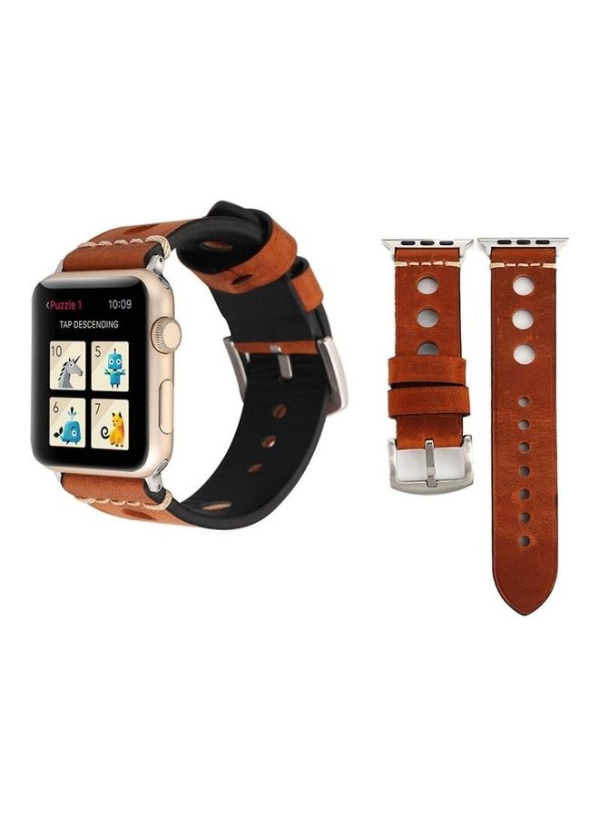 NIBEMINENT Ethnic Replacement Watchband For Apple Watch 1/2/3 38mm Multicolour - Image 1