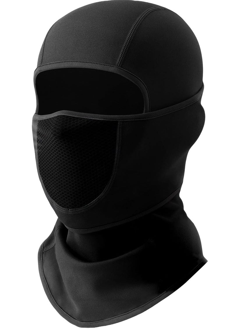 NORTHWIND Full face Balaclava Face Ski Mask with Movable Deisgn for Men Women Thermal Fleece Winter Head Face Covering for Bike Cold Weather Skiing Warmer Face Gaiter (in, Alpha, Free Size, Black) - Image 1