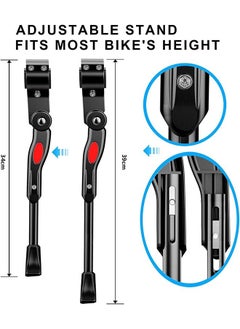 Generic Bicycle Kickstand, Adjustable Bike Kickstand, Aluminium Alloy Bicycle Side Kickstand, Universal Rear Bike Kickstand for 20 22 24 26 Inch Mountain Bike, Road Bike  - Image 4
