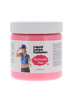 Liquid Latex Fashions Fluorescent Pink 4 Oz - Liquid Latex Body Paint, Ammonia Free No Odor, Easy On and Off, Cosplay Makeup, Creates Professional Monster, Zombie Arts 