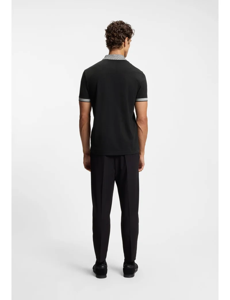 BOSS Paddy polo shirt in stretch cotton with moisture management