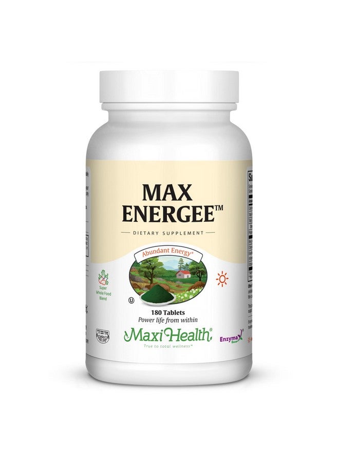 Maxi Health ماكسي هيلث ماكس إنرجي - معزز طبيعي للطاقة والقدرة على التحمل - 180 قرص - كوشير - Image 1