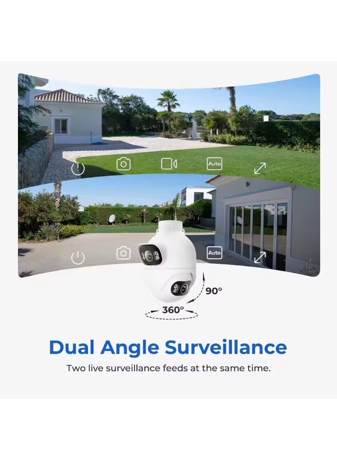 إيميلاب كاميرا أمان خارجية مزدوجة 2K من imiLab EC6 بعدستين وتكامل مع المنزل الذكي - Image 4