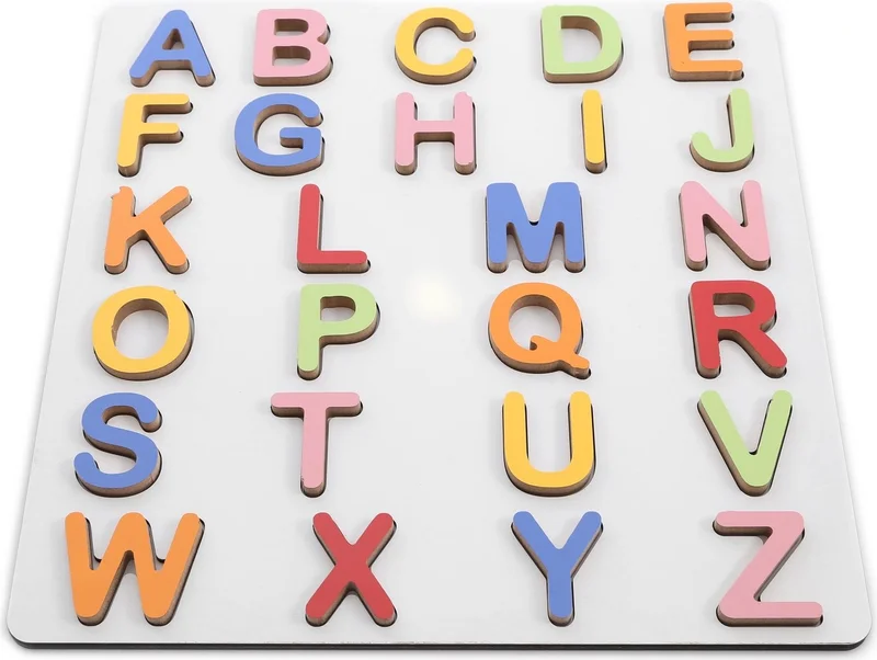 ماشو تريند Wooden Letter Educational Puzzle - Words Puzzle - Colorful Educational Wooden Toy
