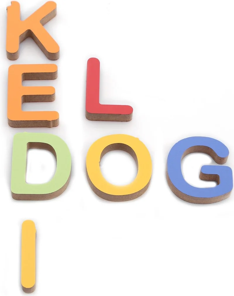 ماشو تريند Wooden Letter Educational Puzzle - Words Puzzle - Colorful Educational Wooden Toy