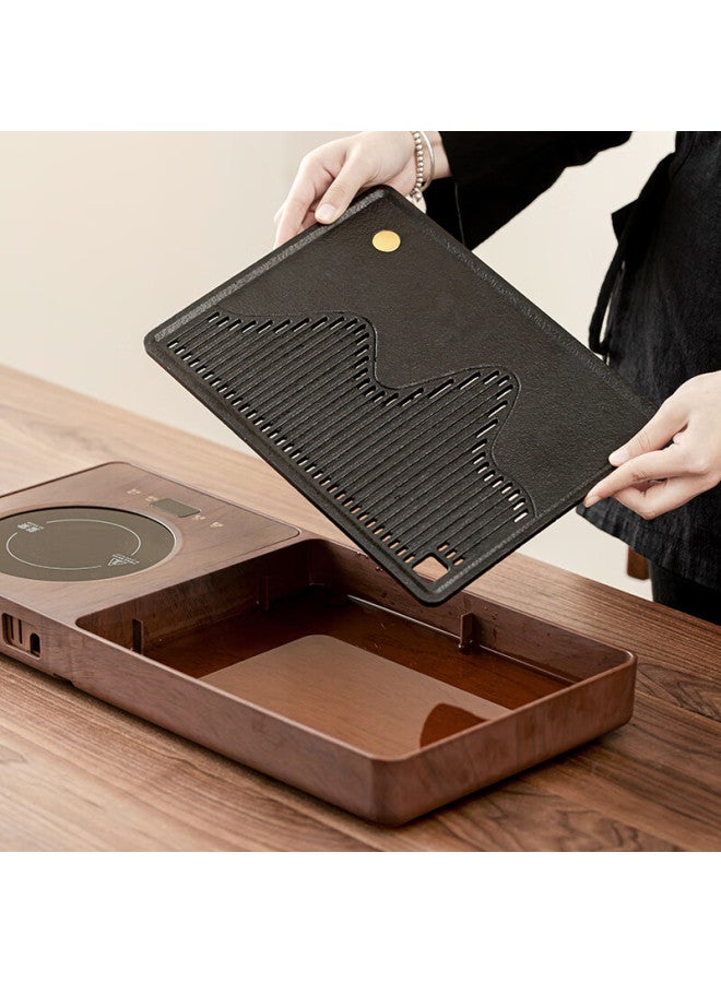 Tangfeng Kung Fu Tea Set, High-end Tea Tray With Integrated Kettle, Complete Tea Brewing System, Tea Brewing Pot Set - Image 3