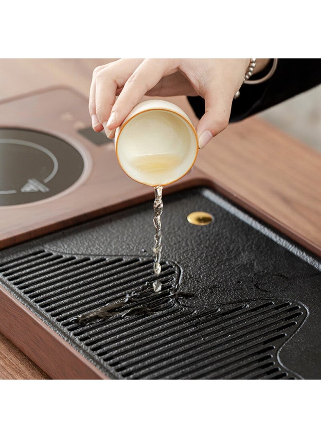 Tangfeng Kung Fu Tea Set, High-end Tea Tray With Integrated Kettle, Complete Tea Brewing System, Tea Brewing Pot Set - Image 2