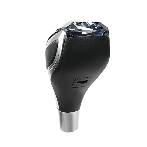 Sakali Diamond-Cut Crystal Car Gear Shift Knob Touch Activated LED Shift Knob Universal Fits for Most Cars with Button-Less Operated Shifter - Image 5