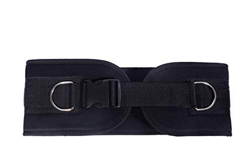 HemeraPhit Pull-up Belt Weighted Dip Belt with Chain Double D-ring Weightlifting Back Support Strap Home Gym Equipment Waist Belt (with plastic buckle) - Image 5