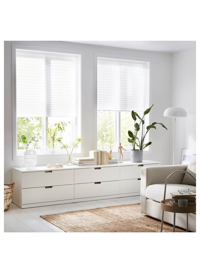 erorex Pleated blind, white, 90x190 cm - Image 3