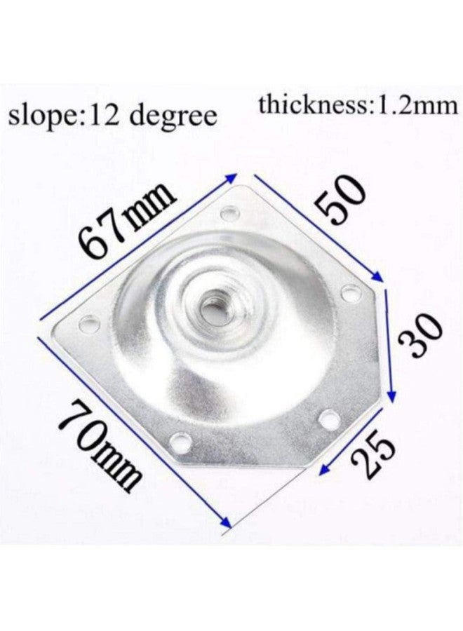 4Pcs Sofa Legs Protector Angled Slope Table Feet Fixing Sofa Legs M8 Mounting Bracket with Screws for Sofa Furniture  - Image 2
