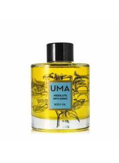 Uma Absolute Anti-Aging Body Oil | 100% natural & non-toxic | Ayurvedic Body Oil for Minimizing Wrinkle & Dark spots | For a Brighter, Firmer, & Hydrating look | (3.4 fl. oz.)  - Image 1