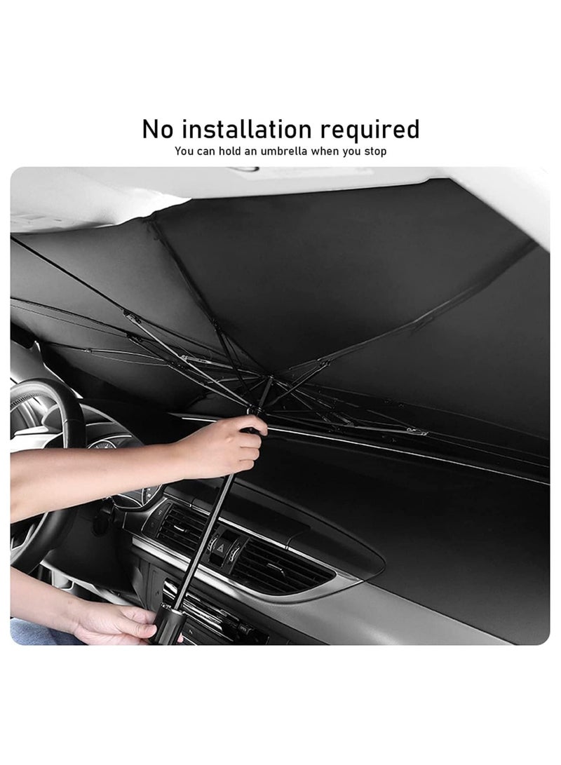 Car Sun Shade car cover, Front Windshield Reflective Umbrella,Car Sunshades for UV Ray Block & Sun Heat Protection,Keep Your Vehicle Cool - Image 4