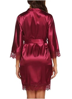 We Happy Ladies Nightwear Gown Satin Bathrobe Bridesmaid Short Kimono Sleepsuit  - Image 2