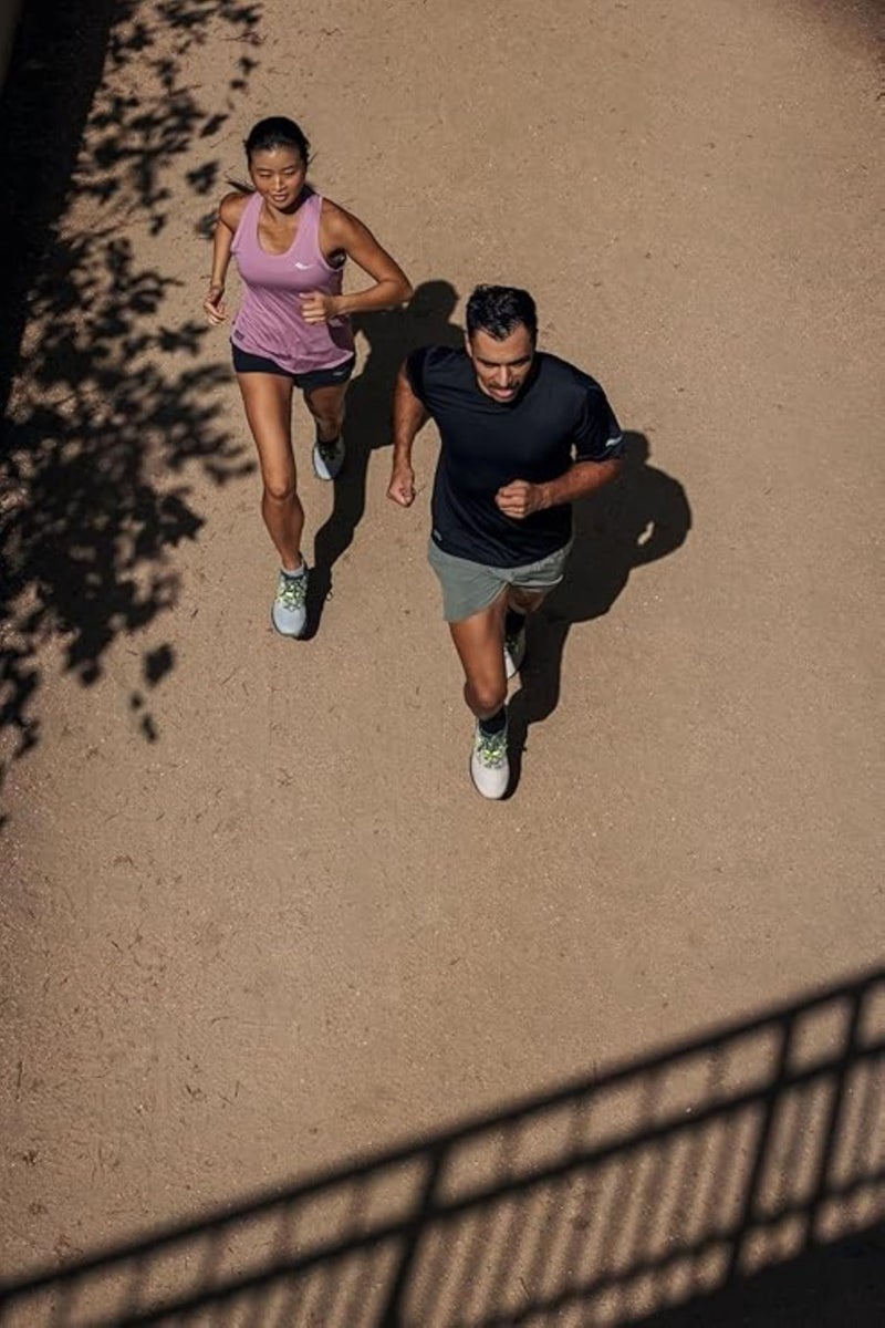 saucony جوارب ساكوني للرجال بأداء RunDry Bolt ربع، متوفرة في L-XL (6، 12 زوج)، رمادي (6 أزواج)، كبير - Image 5