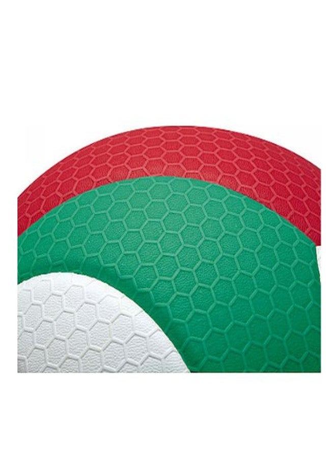 Molten V5M5000 Men's NCAA Flistatech Volleyball (Red/Green/White, Official) - Image 2