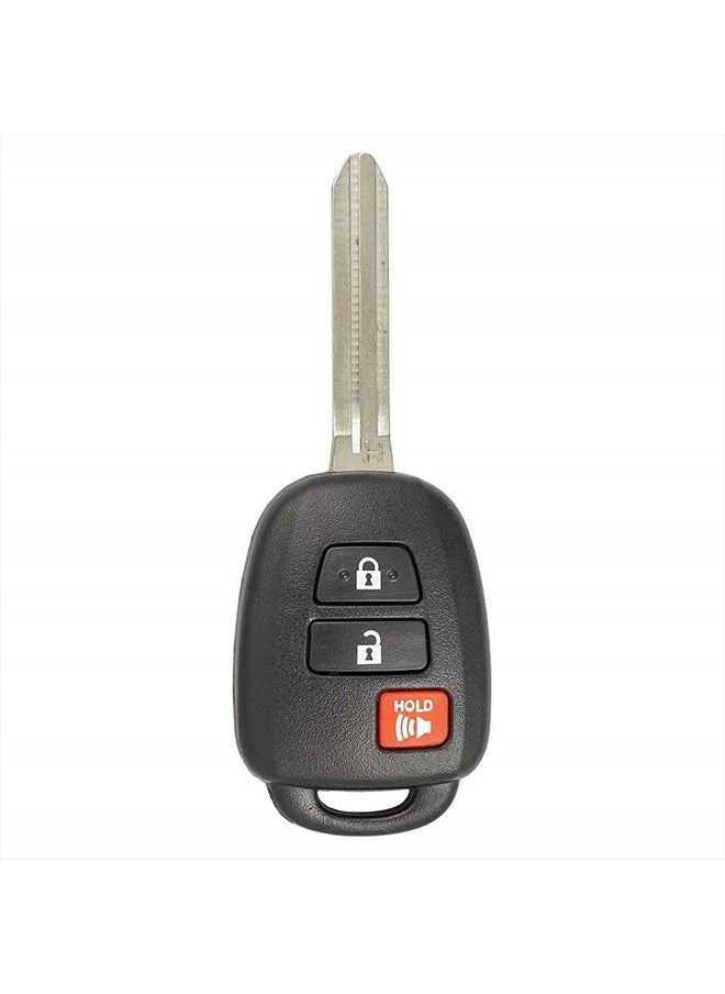 Keyless2Go Replacement for Keyless Entry Remote Head Key Fob Select Toyota Rav4 Highlander Tacoma GQ4-52T 89071-0R040  - Image 1