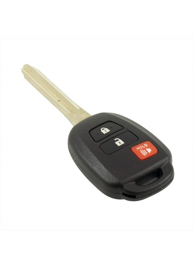Keyless2Go Replacement for Keyless Entry Remote Head Key Fob Select Toyota Rav4 Highlander Tacoma GQ4-52T 89071-0R040  - Image 2