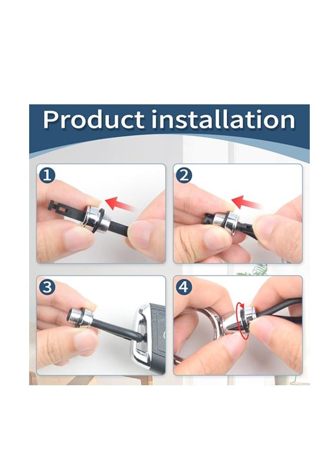 OUYoo For BMW LCD Screen Key Fob Cove,Soft TPU Key Fob Cover Case Compatible with BMW 5 Series 528Li 530Li 540Li G30 G31 6 Series GT G11 G12 7 Series 740 X3 G01 i8(Blue) - Image 5