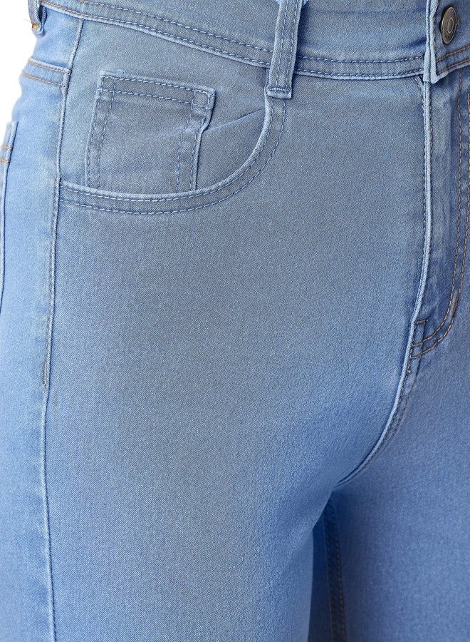 Miss Chase Women's Blue Skinny High Rise Denim Jeans (MCSS19DEN07-44-115-32, Blue, 32) - Image 5
