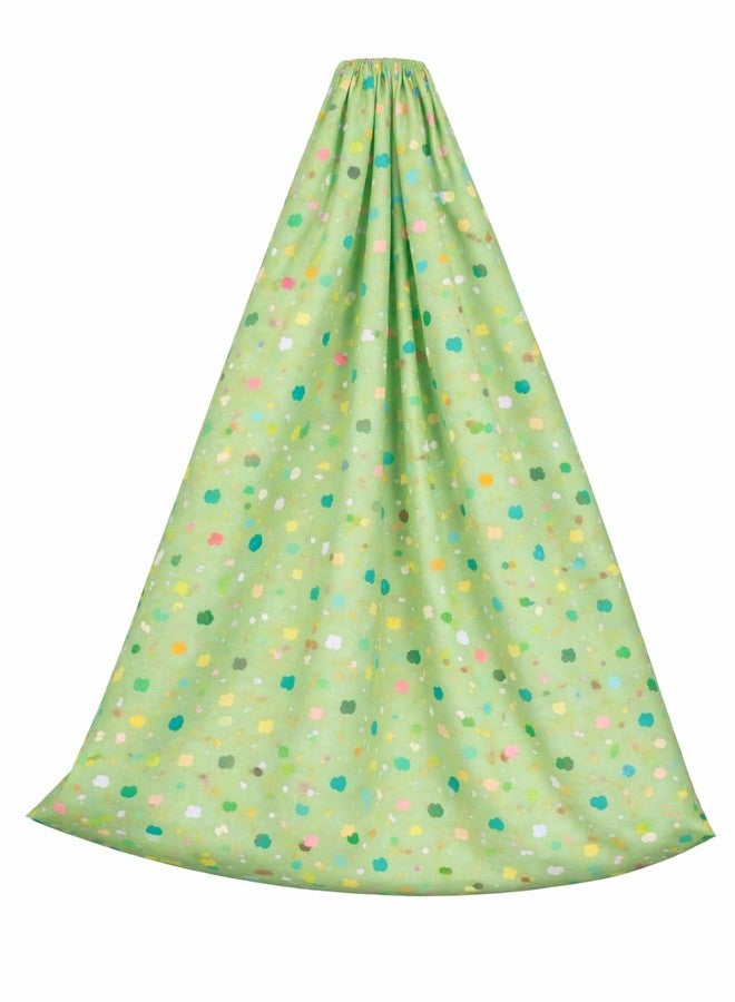 SJ SHINE Born Baby Hanging Swing Cradle Cotton thottil Cloth thuni for Babies Baby Boy's and Girl's Cotton Cloth Cradle/Zula//Jhula/Jhoola/uyalalu for new Born Babies Bed not Included (Green, Miloo) - Image 1