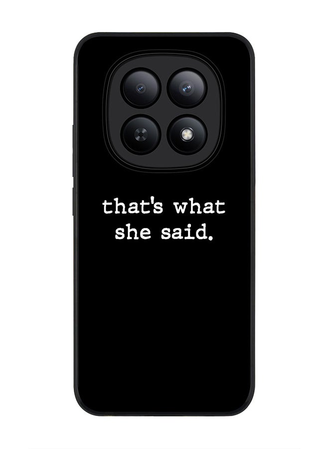 For Xiaomi Redmi Note 15 5G / Poco M8 Case,Slim fit Camera Protection, Shockproof Thin Phone cover  - That’s what she said