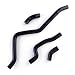 LUXERAD Performance 3 Layer ATV Silicone Radiator Coolant Hose Kit Fits for For 0105 YFM 660R 2001 2002 2003 2004 2005 Yamaha Raptor 660 Black - Image 2