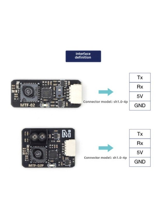 Generic - Optical Flow Sensor MTF-02/02P Optical Flow Ranging Integrated Module Fixed-point Compatible With INAV/APM/PX4-Color:PX4-Specifications:MTF-02P - Image 1