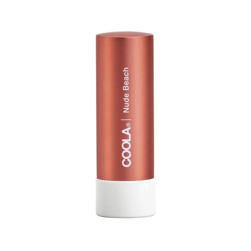 COOLA Organic Tinted Lip Balm & Mineral Sunscreen with SPF 30, Dermatologist Tested Lip Care for Daily Protection, Vegan, Nude Beach, 0.15 Oz - Image 1