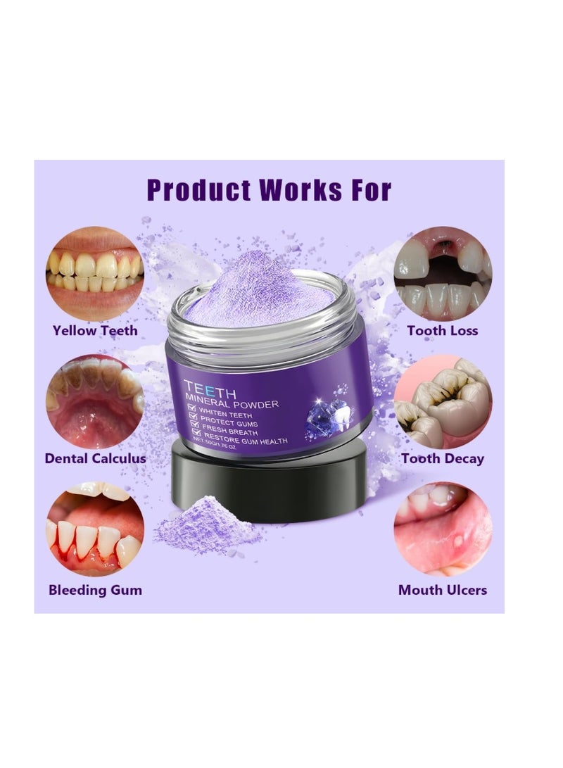 ORALHOE Teeth Restoration Mineral Powder , Teeth Whitening - 50gm - Image 2