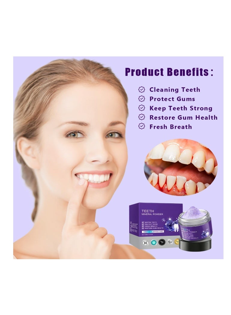 ORALHOE Teeth Restoration Mineral Powder , Teeth Whitening - 50gm - Image 3