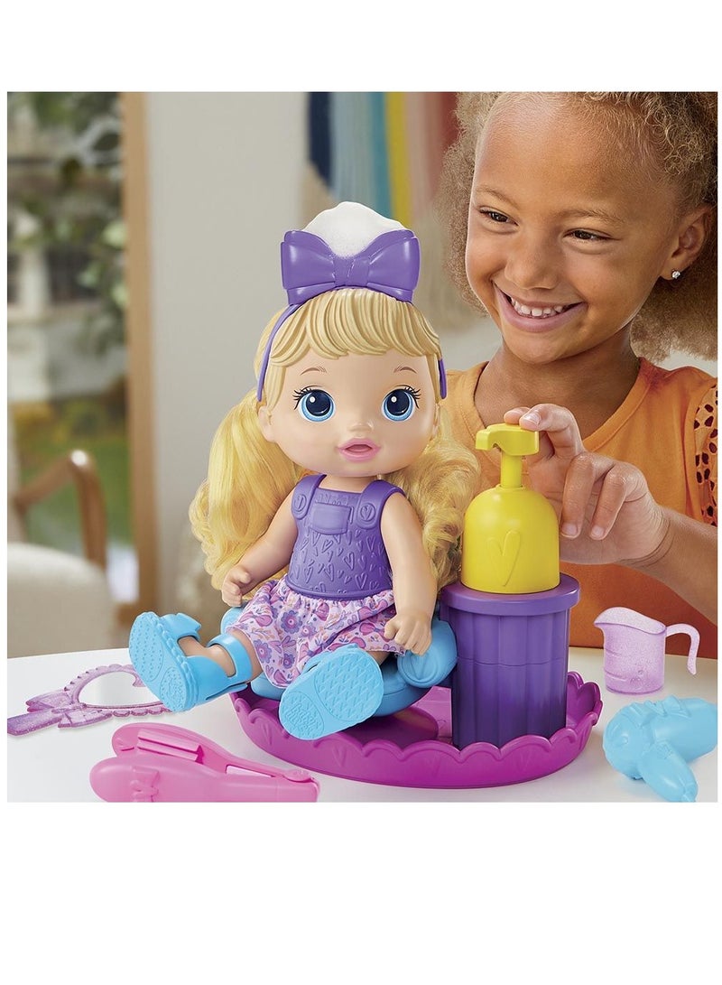 Baby Alive Sudsy Styling Doll Blonde Hair - Image 2