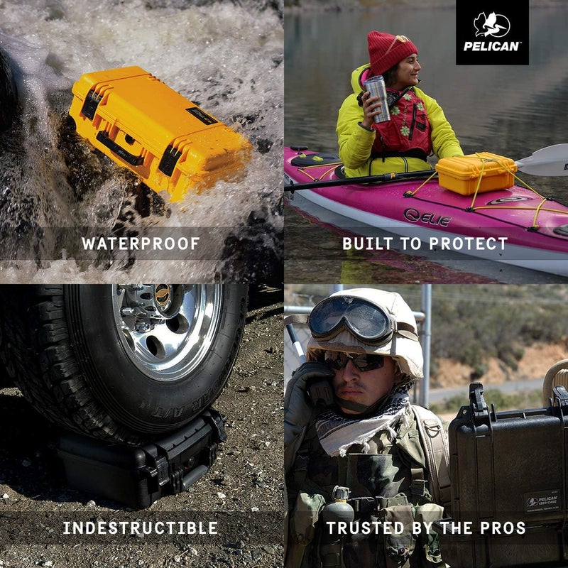 Pelican 1120 Waterproof Hard Case with Foam Insert - Black - Image 2