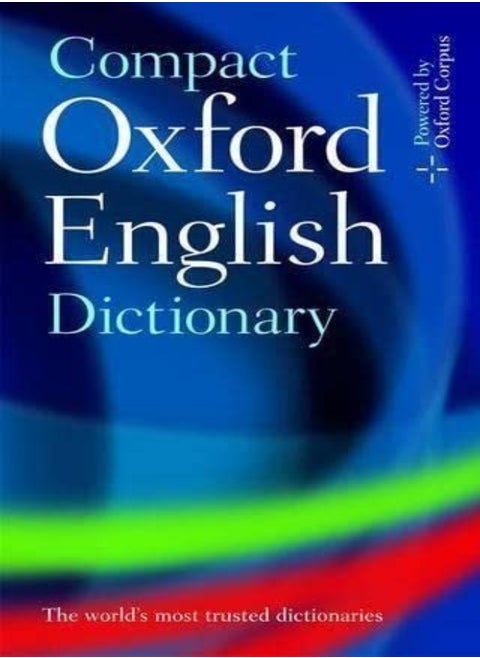 Compact Oxford English Dictionary Of Current English Third Edition Revised by Oxford Dictionaries Hardcover