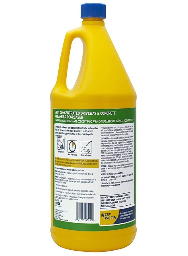 Zep Cleaner Concrete DRVWY 128OZ ZUCON128 - Image 2