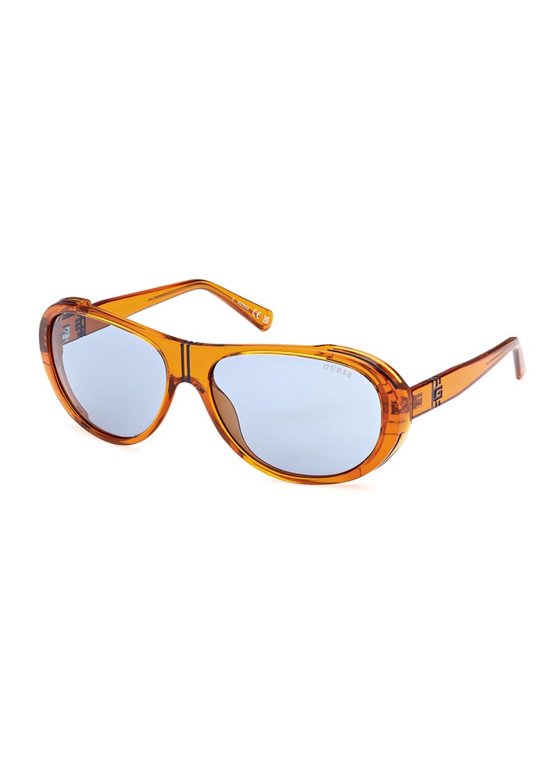 GUESS Men's UV Protection Pilot Shape Sunglasses - GU0008144V62 - Lens Size: 62 Mm  - Image 1
