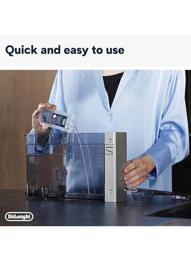 ديلونجي مزيل الترسبات الكلسية ديلونجي إيكوديكالك 200 مل (عبوتان × 100 مل) - مزيل ترسبات كلسية صديق للبيئة لماكينات القهوة، يحتوي على حمض اللاكتيك الطبيعي، يحسن مذاق القهوة، DLSC200 - Image 2