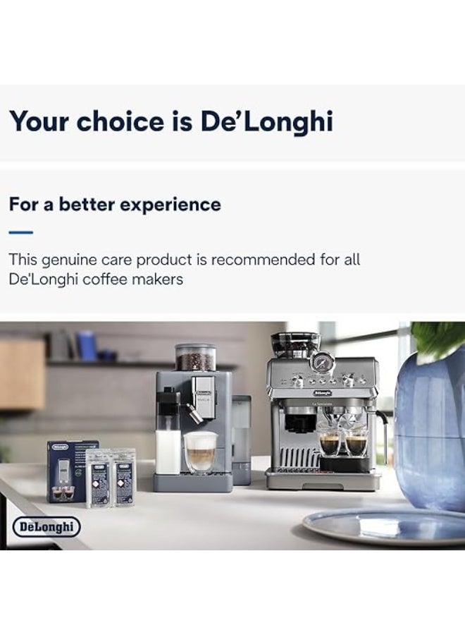 ديلونجي مزيل الترسبات الكلسية ديلونجي إيكوديكالك 200 مل (عبوتان × 100 مل) - مزيل ترسبات كلسية صديق للبيئة لماكينات القهوة، يحتوي على حمض اللاكتيك الطبيعي، يحسن مذاق القهوة، DLSC200 - Image 5