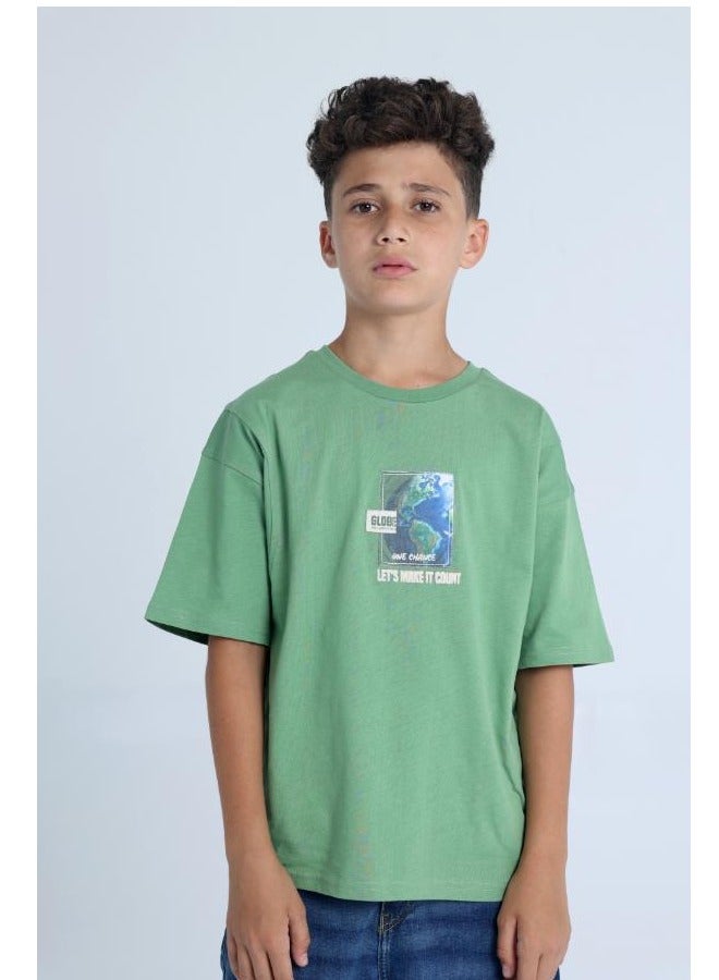 Junior Boys Over Size T-Shirt - Image 1